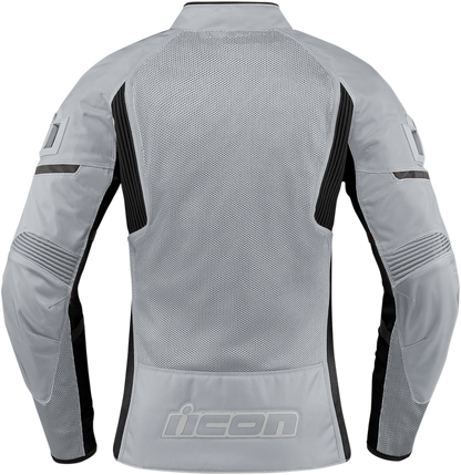 Gray ICON Women's Contra2™ Jacket in large size, featuring a sleek design and lightweight fabric for casual wear.