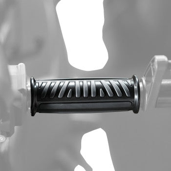 SHOW CHROME Combat Grips - Ryker - Black 17-455BK - Howling Moto