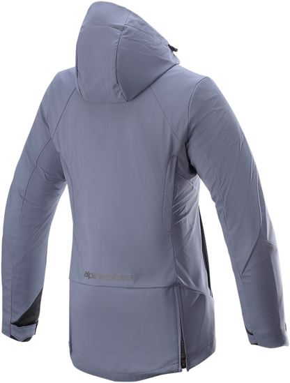 Alpinestars Stella Moony Drystar® gray jacket for women, small size, featuring lightweight textile design and waterproof material.