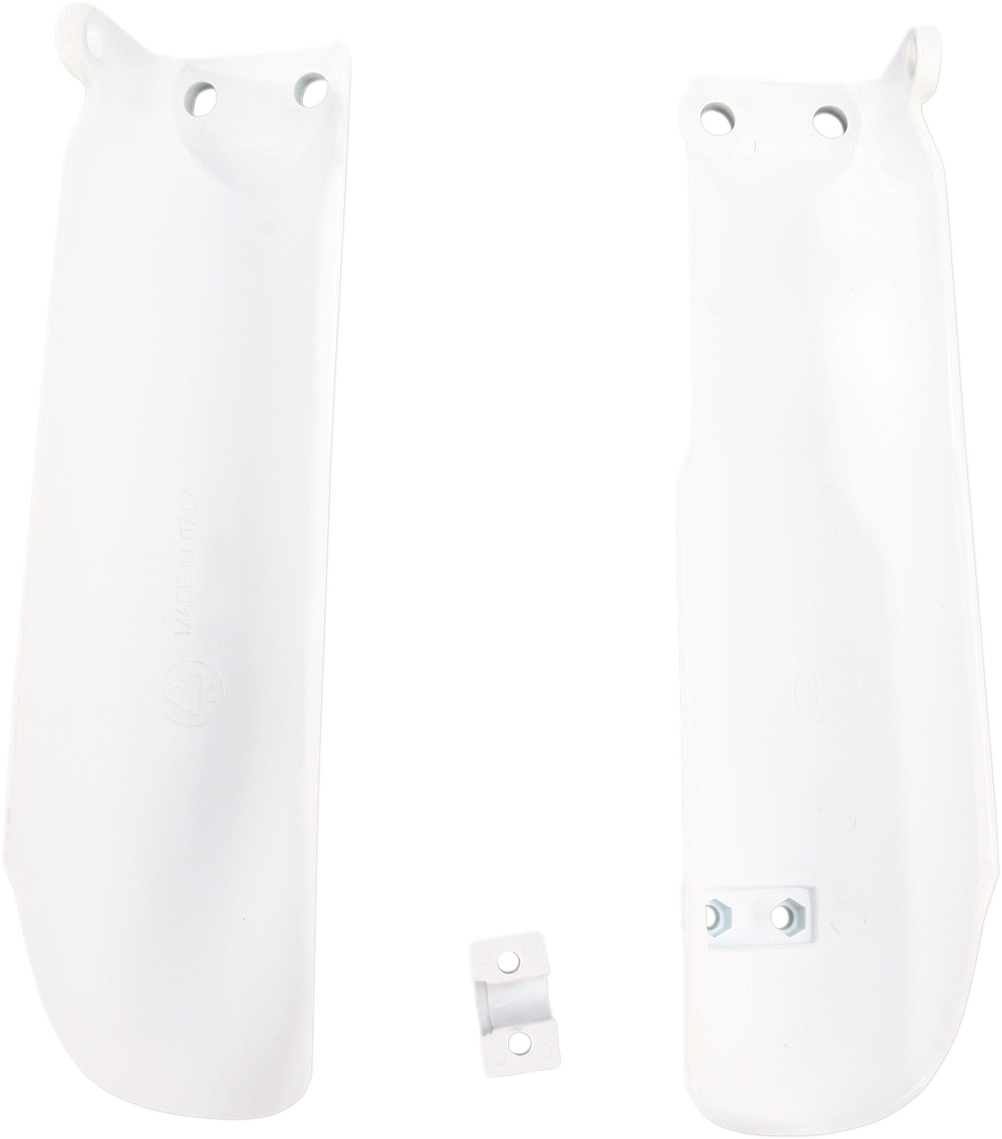 ACERBIS Lower Fork Covers for Inverted Forks - White 2253020002 - Howling Moto