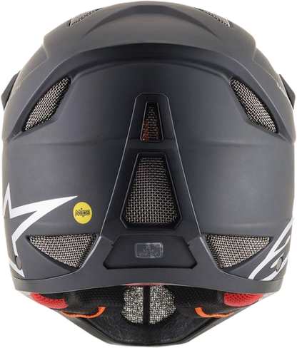 Alpinestars Missile Tech MIPS bicycle helmet in matte black, medium size, featuring sleek aerodynamic design and ventilation.
