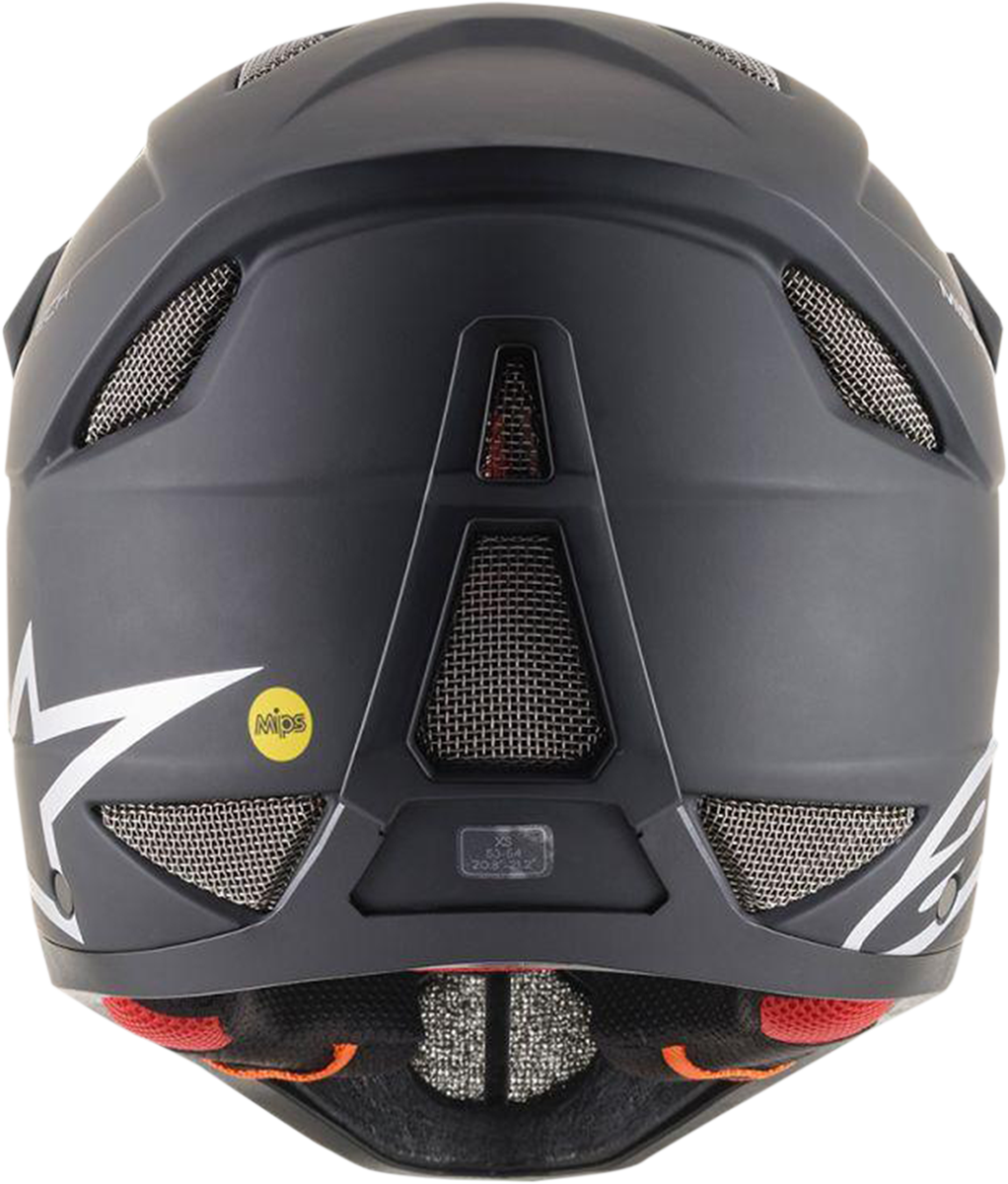 Alpinestars Missile Tech MIPS bicycle helmet in matte black, size XL, showing the sleek design and ventilation features.