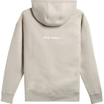 Alpinestars Exordium pullover hoodie in off-white, large size, featuring the brand logo on the front.