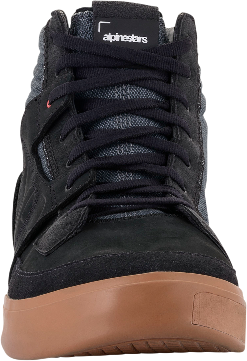 Alpinestars Grange shoes in black, US 10.5, featuring a sleek design and durable construction.