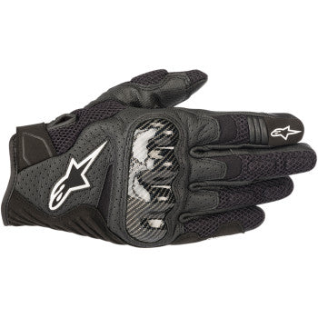 Alpinestars SMX-1 Air Carbon V2 Gloves Black - Howling Moto