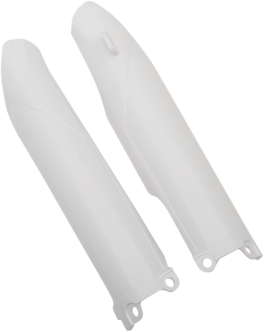 ACERBIS Lower Fork Covers - White 2403060002 - Howling Moto