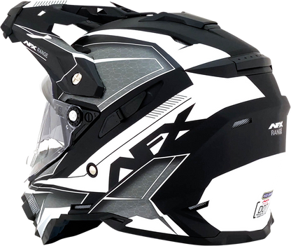 Matte black AFX FX-41 motorcycle helmet in small size, featuring a sleek design and secure fit.