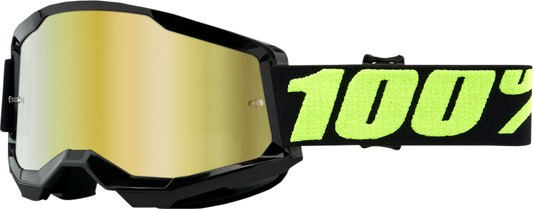 100% Strata 2 Goggles - Upsol - Gold Mirror 50028-00012 - Howling Moto