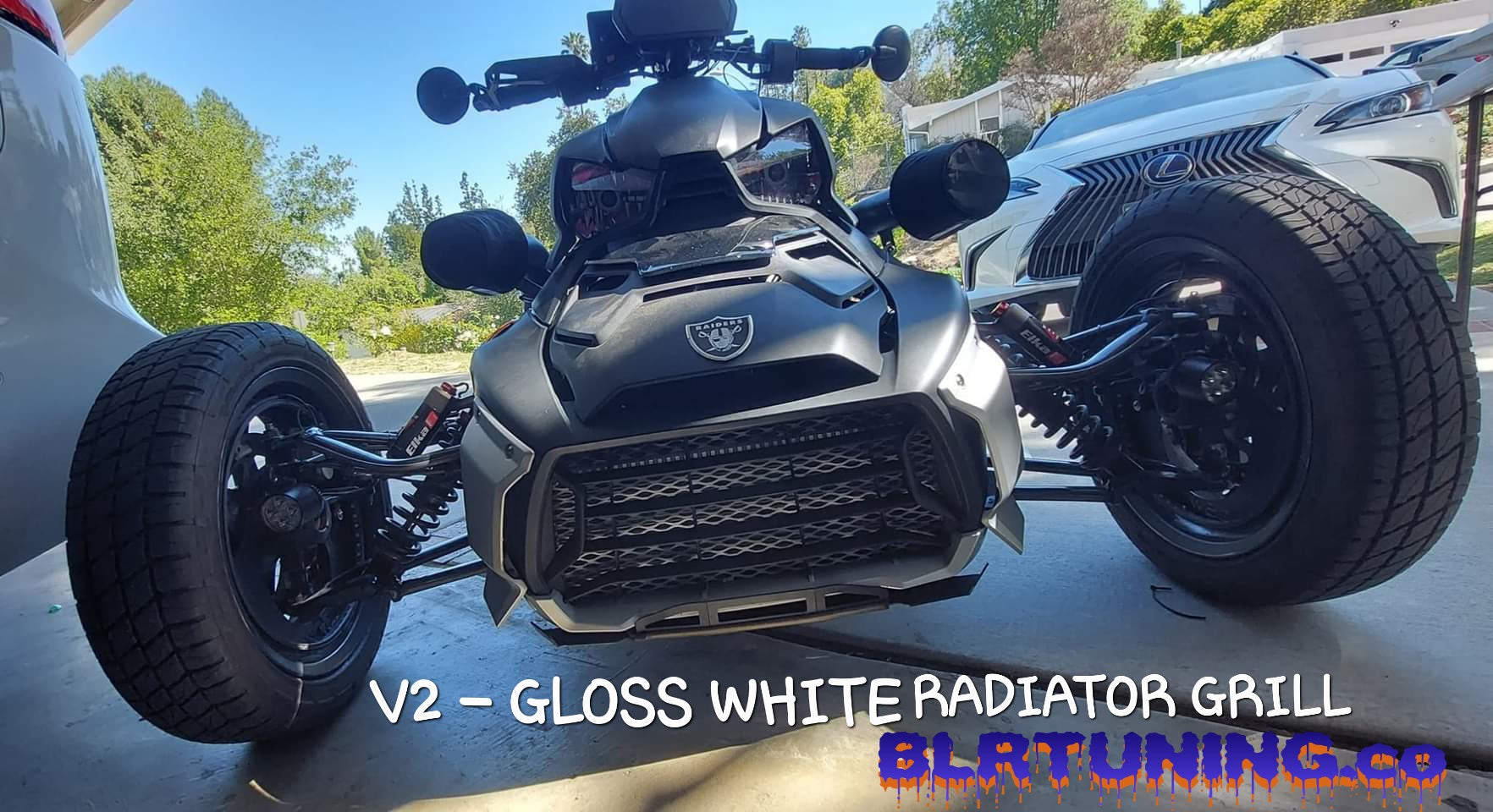 Can-Am Ryker Radiator Protective Grill - Howling Moto