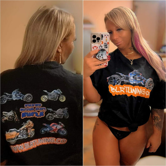 CREW NECK T-SHIRT BY BLR TUNING - Howling Moto