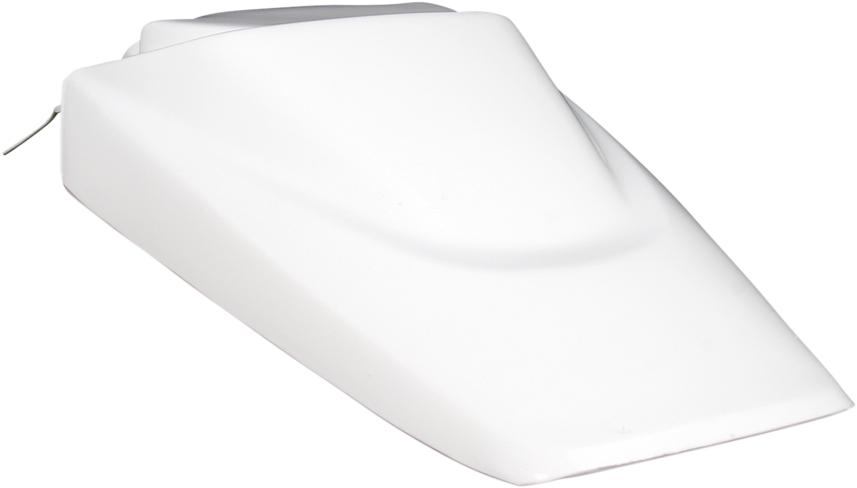 ACERBIS white rear fender for Kawasaki KLX110 2010-2017 motorcycle, made of durable body material, designed for off-road use.