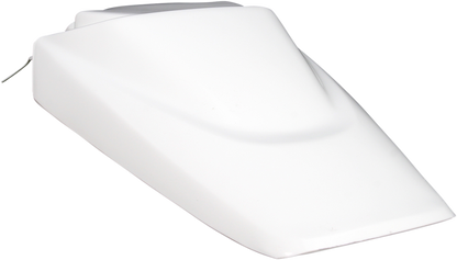 ACERBIS white rear fender for Kawasaki KLX110 2010-2017 motorcycle, made of durable body material, designed for off-road use.