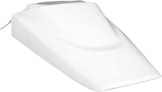 ACERBIS white rear fender for Kawasaki KLX110 2010-2017 motorcycle, made of durable body material, designed for off-road use.