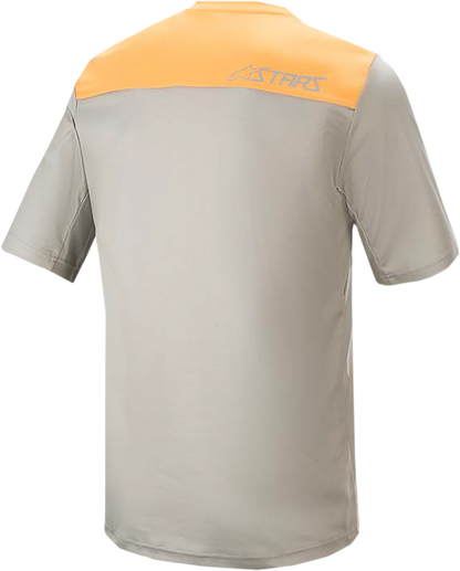 ALPINESTARS Drop 4.0 Jersey - Short-Sleeve - Gray/Orange - Medium 1766220-6004-MD - Howling Moto