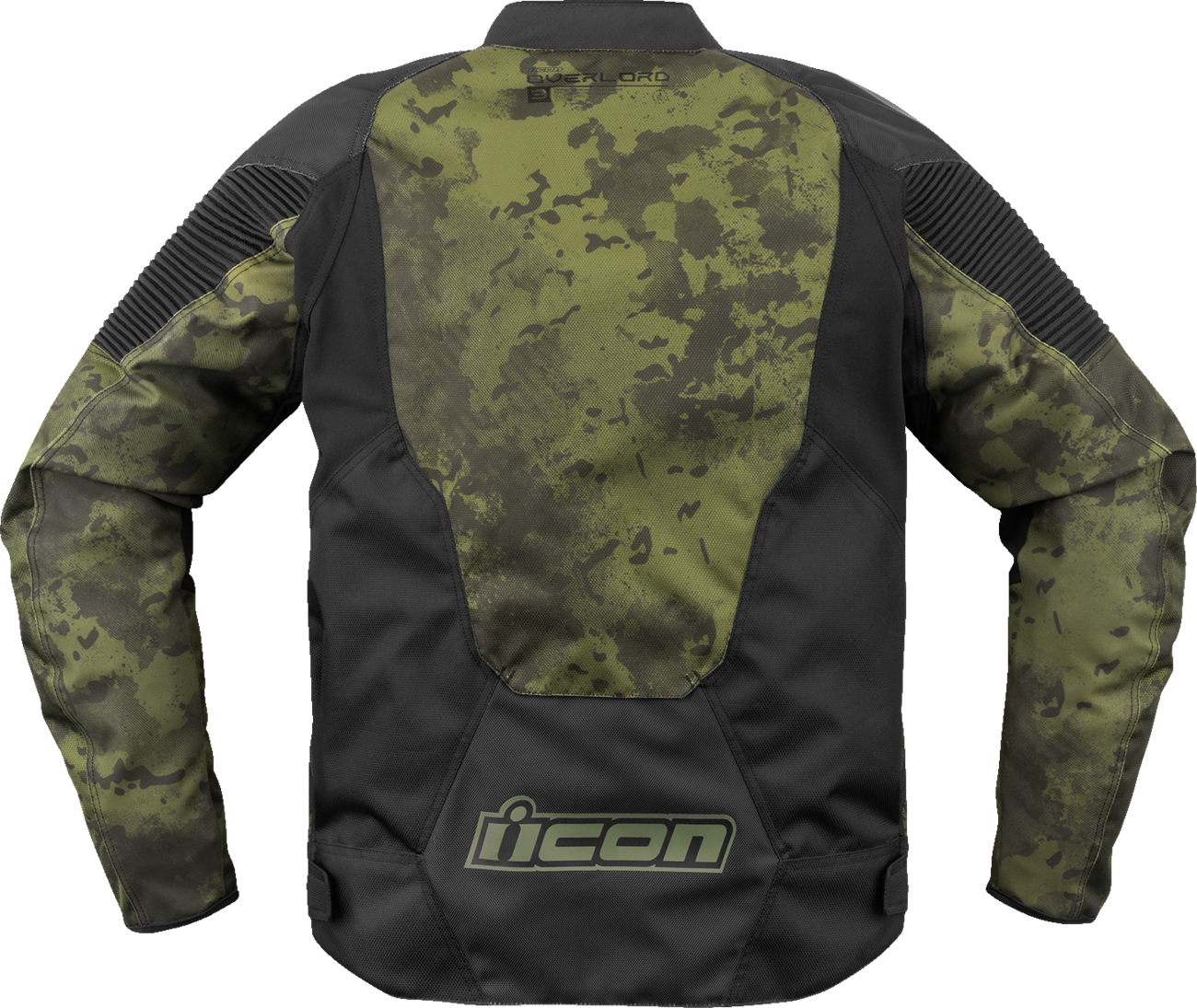 Bill's Exhausts ICON Overlord3™ Magnacross jacket in green, small size, featuring a durable jacket design with logo accents.