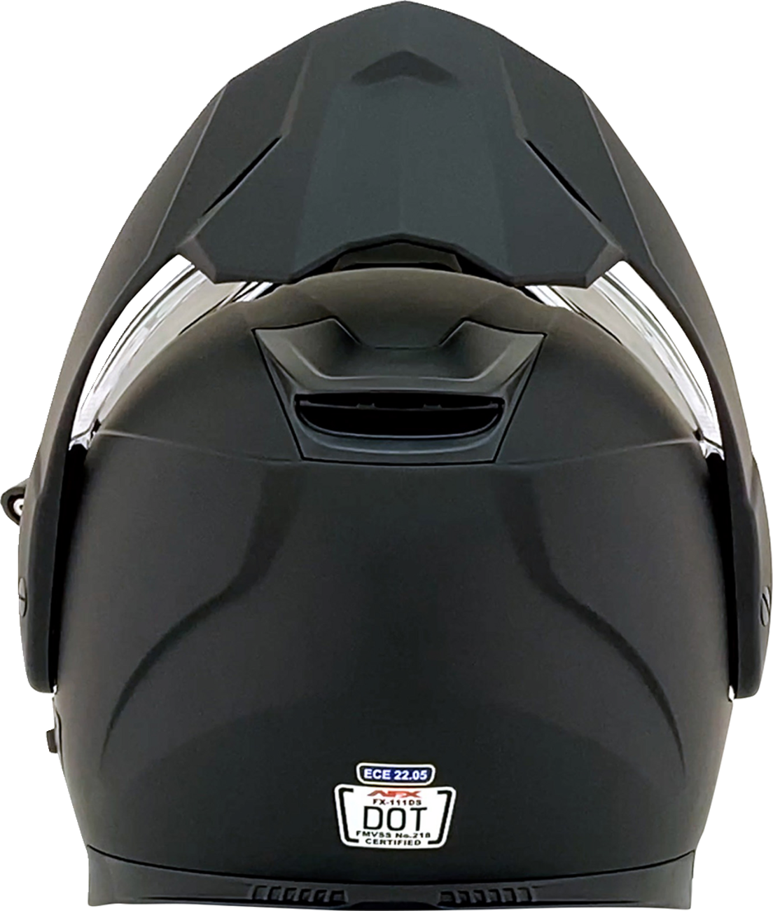 Bill's Exhausts AFX FX-111DS snow helmet in matte black, electric style, 2XL size, with a sleek, aerodynamic design.