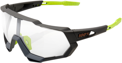 100% Speedtrap Sunglasses - Gray - Photochromic 60012-00006 - Howling Moto