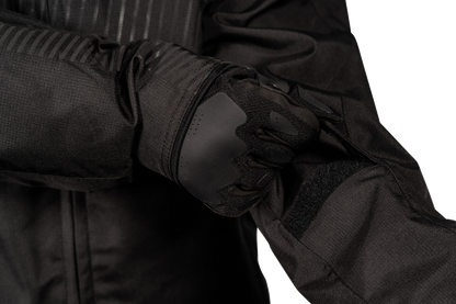 Black ICON Women’s PDX3™ jacket in XL, showcasing the sleek design and details of this stylish, functional women's jacket.