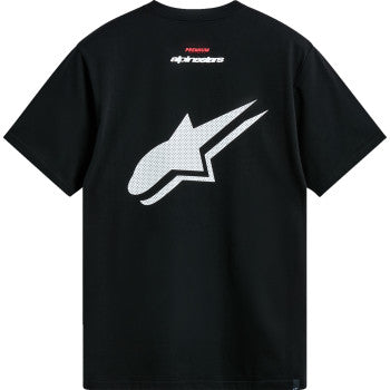 Black ALPINESTARS Formulate CSF T-Shirt in XL, featuring the brand logo and design on the front.