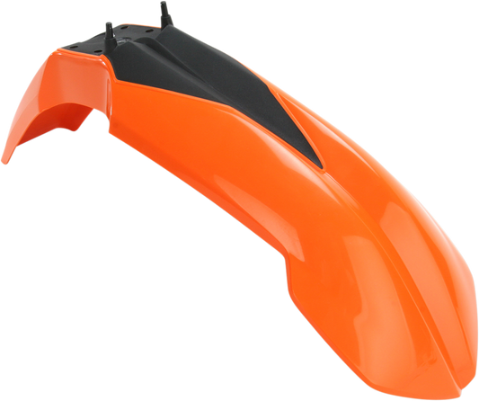 ACERBIS Front Fender - Orange/Black 2253000237 - Howling Moto