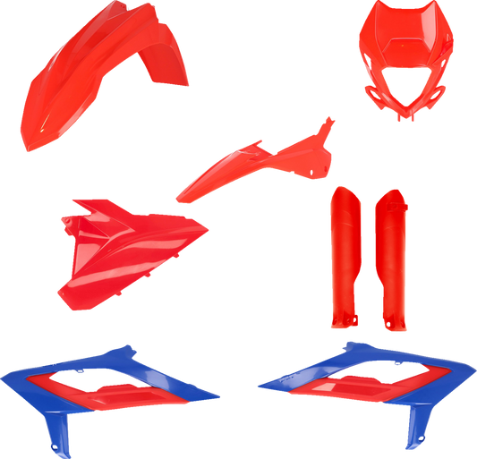 ACERBIS Full Replacement Body Kit - Red/Blue 2979471228 - Howling Moto