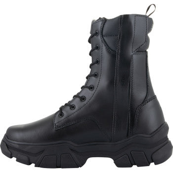 Black ALPINESTARS Women's Ava Boots in EU 41, featuring sleek design and sturdy construction, displayed on clean white background.