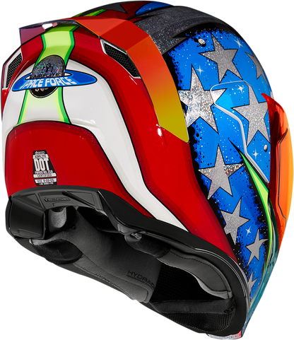 Bill's Exhausts ICON Airflite SF Glory motorcycle helmet in small size, featuring sleek design and ventilation details.