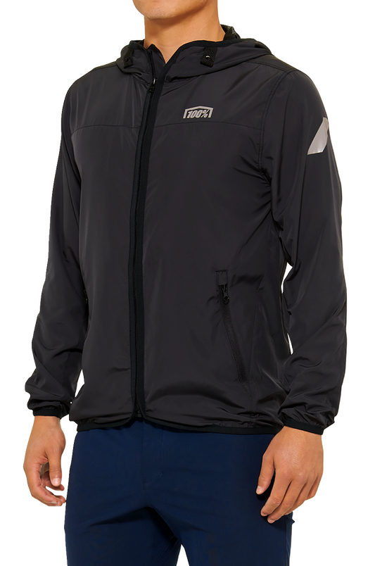 100% Klutch Jacket - Black - Small 20041-00000 - Howling Moto