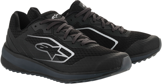 Alpinestars Meta Shoes in black and dark gray, US 13, featuring sporty design and synthetic materials for casual wear.