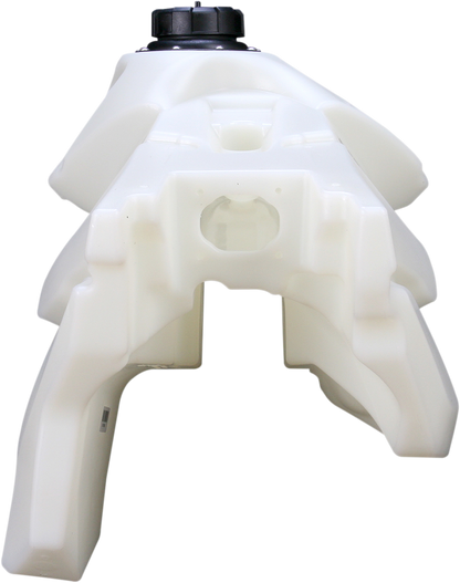 Acerbis natural gas tank for KTM motorcycles, 3.0 gallons, shown from a side view, with a sleek body design and mounting points.