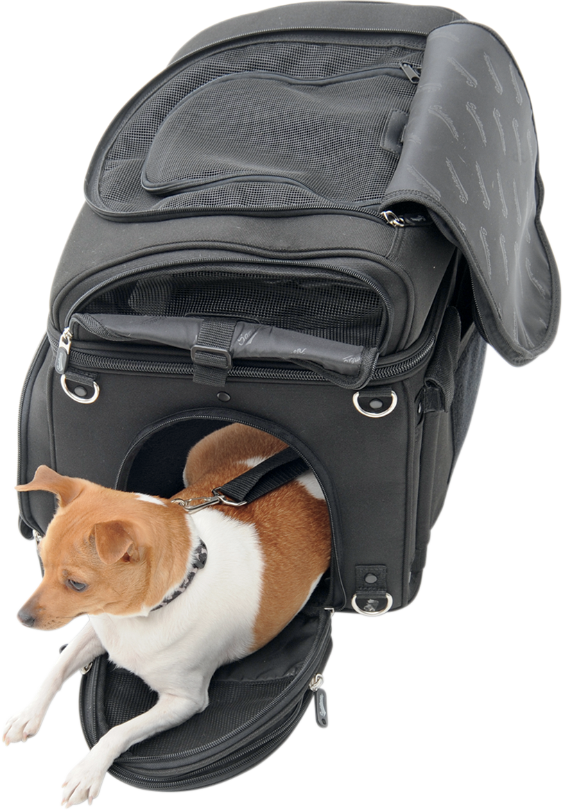 Bill's Exhausts SADDLEMEN Pet Voyager seat, a comfortable motorcycle seat with sleek design and durable material.