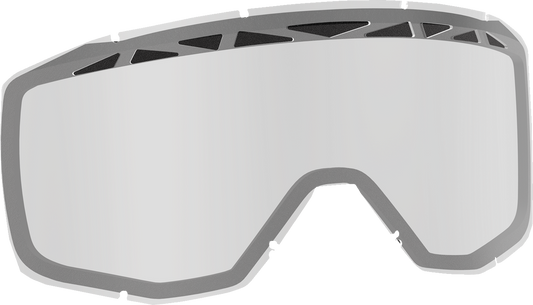 Scott Primal/Split Snow Lens by Bill's Exhausts, clear dual ACS lens with protective frame for snowboarding or skiing.