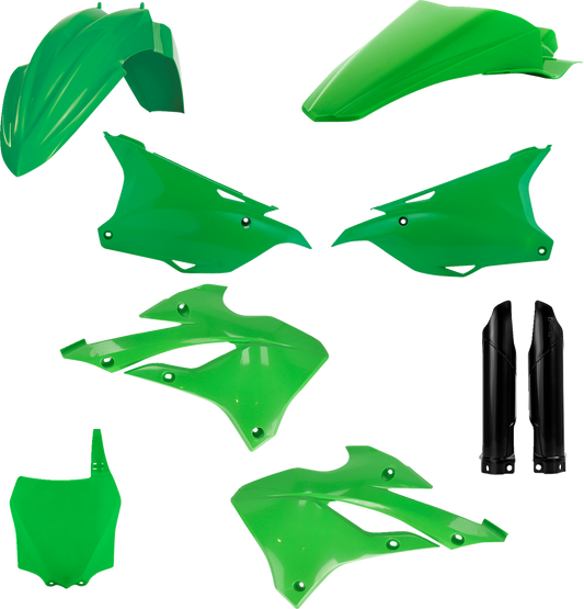ACERBIS Full Replacement Body Kit - OEM Green/Black  KX85  2022-2023 2936137428 - Howling Moto