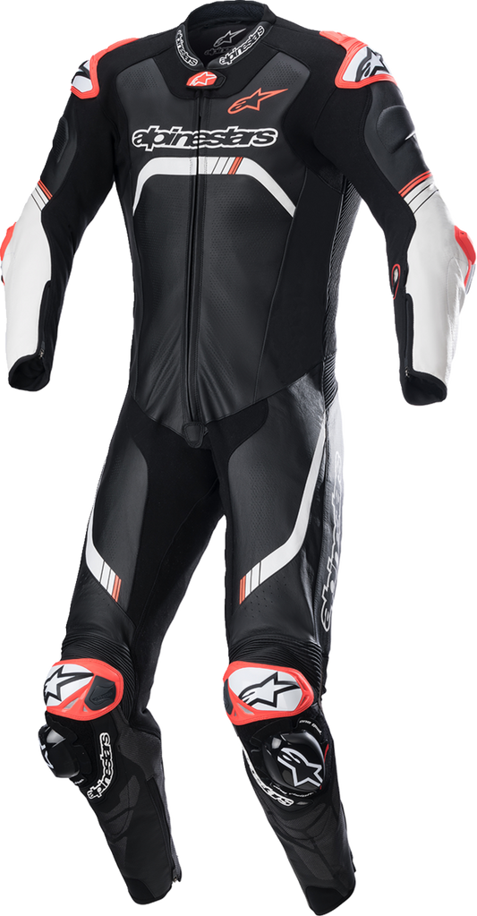 Alpinestars GP Tech Suit v4 in black and white leather, US 40 / EU 50, full view showing racing suit details