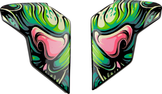 ICON Airflite™ Side Plates - CSF23 - Blue 0133-1418 - Howling Moto