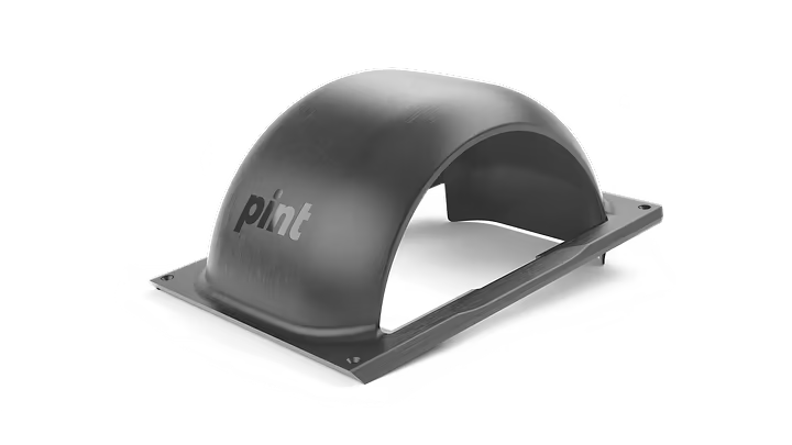 Onewheel Pint Fender in stock gray color, durable protective accessory for Onewheel electric skateboard.