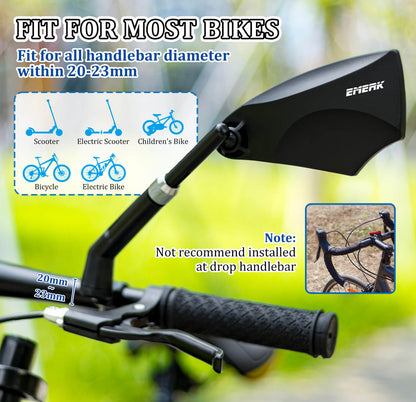 Handlebar Bike Mirror - Howling Moto