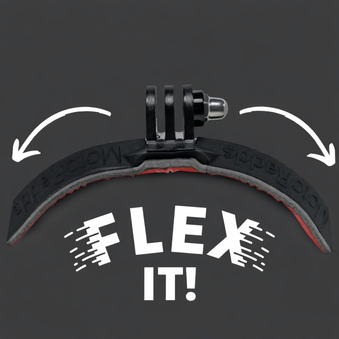 FLEX Slim Universal Flexible Motorcycle Helmet Chin Mount - Howling Moto