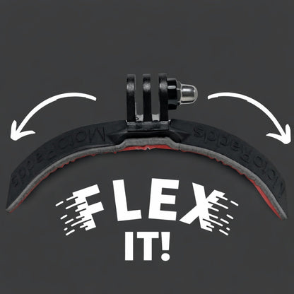 FLEX Slim Universal Flexible Motorcycle Helmet Chin Mount - Howling Moto