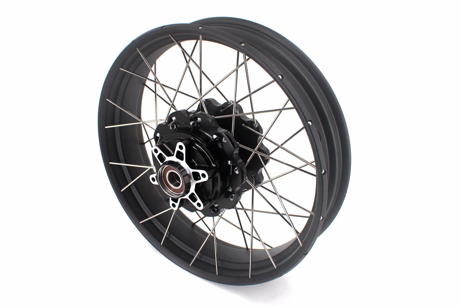 VMX-Racing 19-17in. Spoke Tubeless Wheels Fit For KTM390 Adventure Orange/White Fit For Husqvarna 401 2020 2021 - Howling Moto