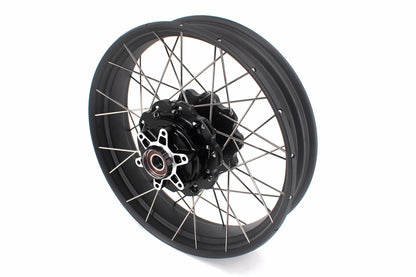 VMX-Racing 19-17in. Spoke Tubeless Wheels Fit For KTM390 Adventure Orange/White Fit For Husqvarna 401 2020 2021 - Howling Moto