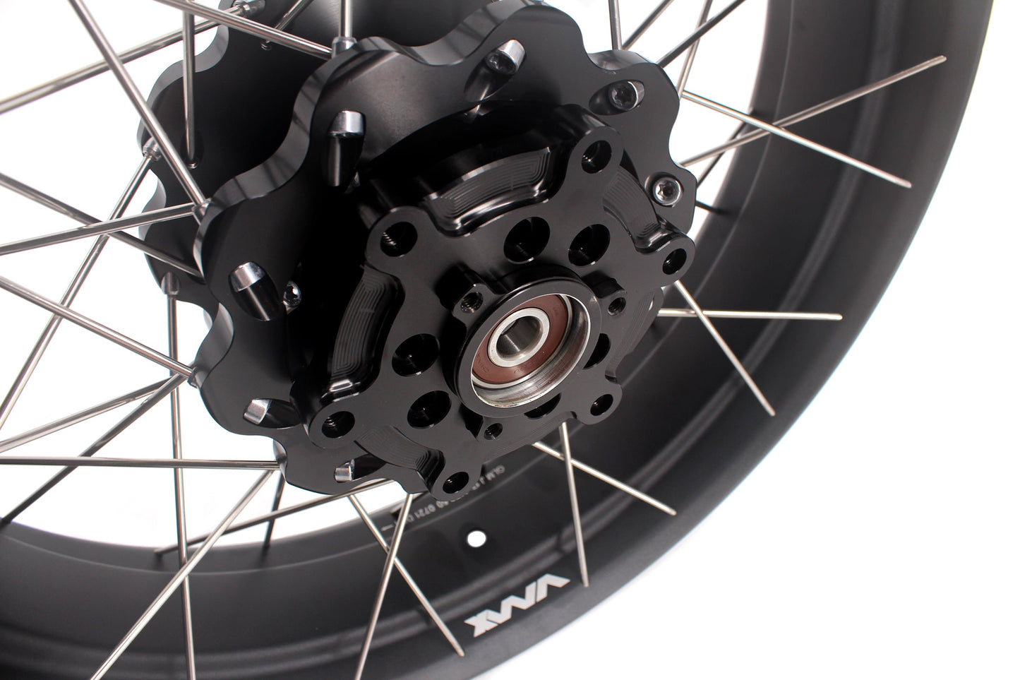 VMX-Racing 19-17in. Spoke Tubeless Wheels Fit For KTM390 Adventure Orange/White Fit For Husqvarna 401 2020 2021 - Howling Moto