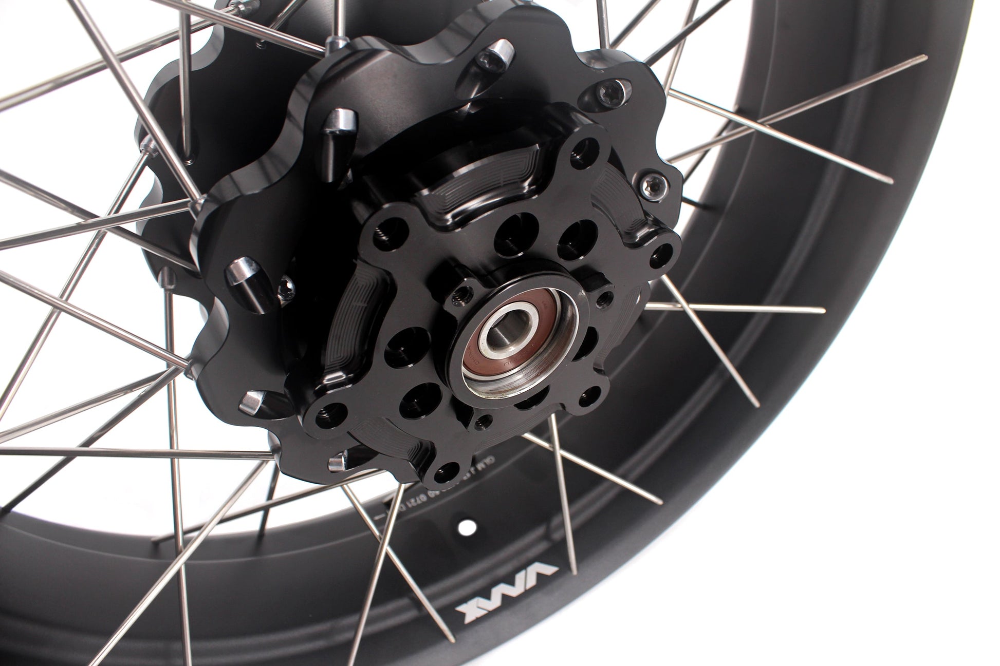 VMX-Racing 19-17in. Spoke Tubeless Wheels Fit For KTM390 Adventure Orange/White Fit For Husqvarna 401 2020 2021 - Howling Moto