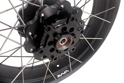 VMX-Racing 19-17in. Spoke Tubeless Wheels Fit For KTM390 Adventure Orange/White Fit For Husqvarna 401 2020 2021 - Howling Moto