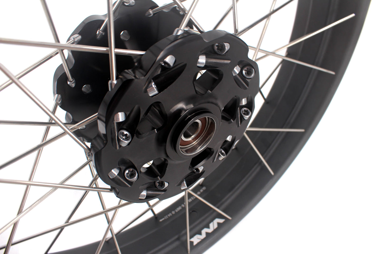 VMX-Racing 19-17in. Spoke Tubeless Wheels Fit For KTM390 Adventure Orange/White Fit For Husqvarna 401 2020 2021 - Howling Moto