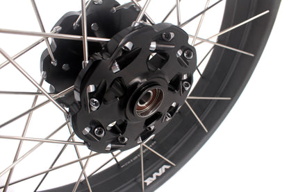 VMX-Racing 19-17in. Spoke Tubeless Wheels Fit For KTM390 Adventure Orange/White Fit For Husqvarna 401 2020 2021 - Howling Moto