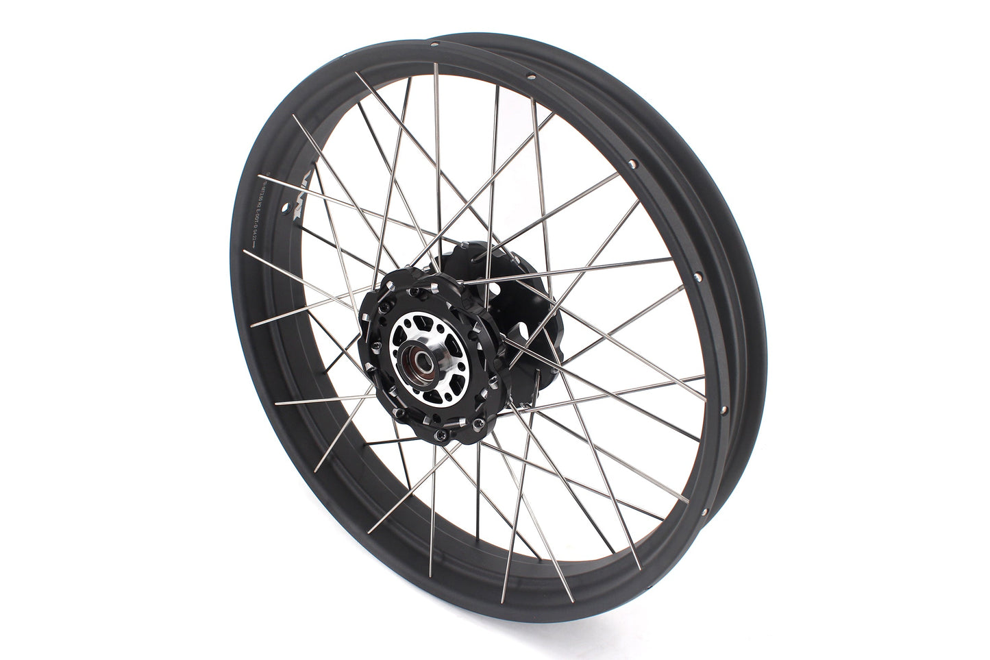 VMX-Racing 19-17in. Spoke Tubeless Wheels Fit For KTM390 Adventure Orange/White Fit For Husqvarna 401 2020 2021 - Howling Moto