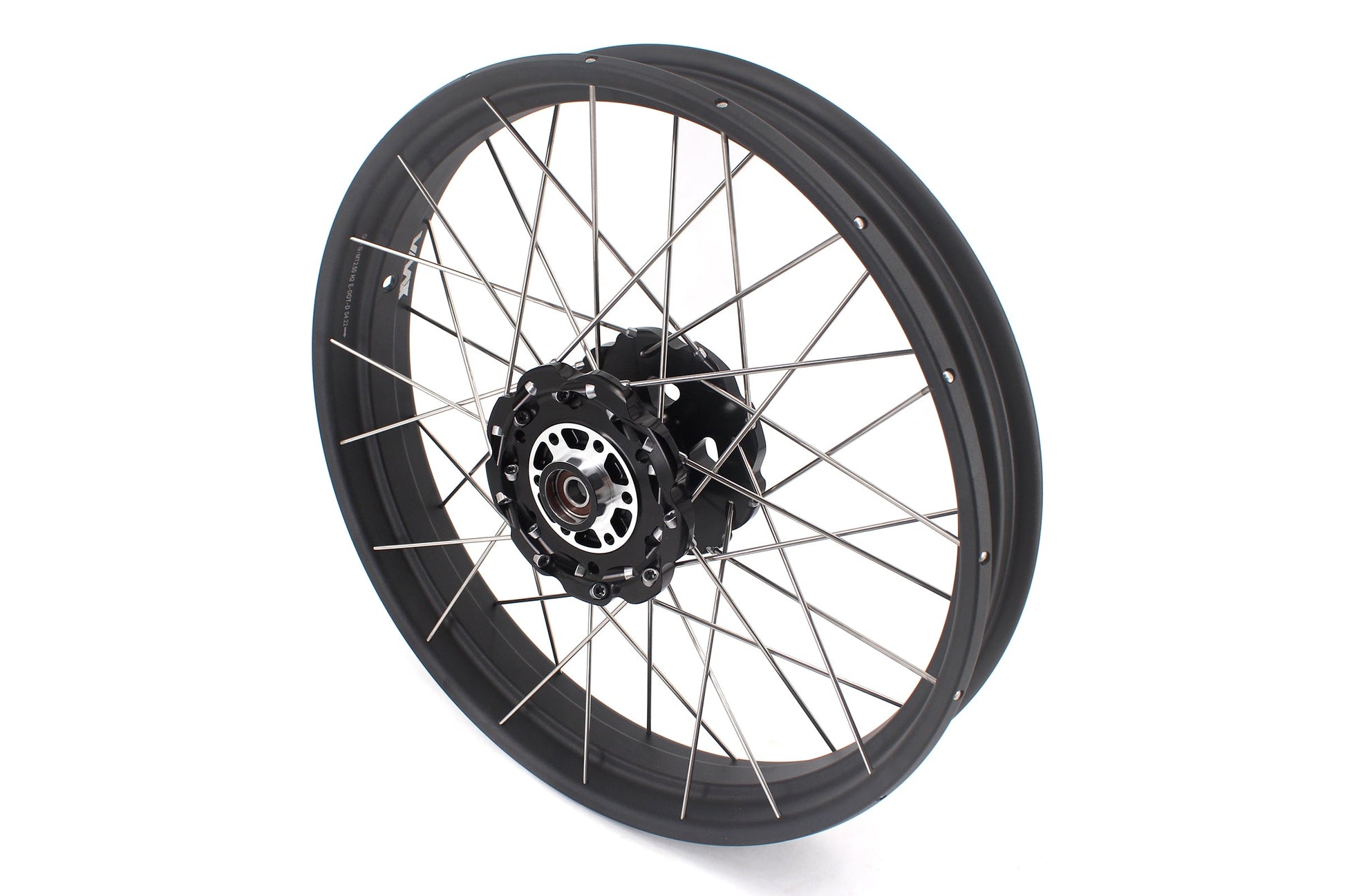 VMX-Racing 19-17in. Spoke Tubeless Wheels Fit For KTM390 Adventure Orange/White Fit For Husqvarna 401 2020 2021 - Howling Moto