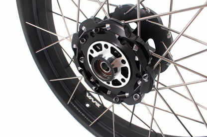 VMX-Racing 19-17in. Spoke Tubeless Wheels Fit For KTM390 Adventure Orange/White Fit For Husqvarna 401 2020 2021 - Howling Moto