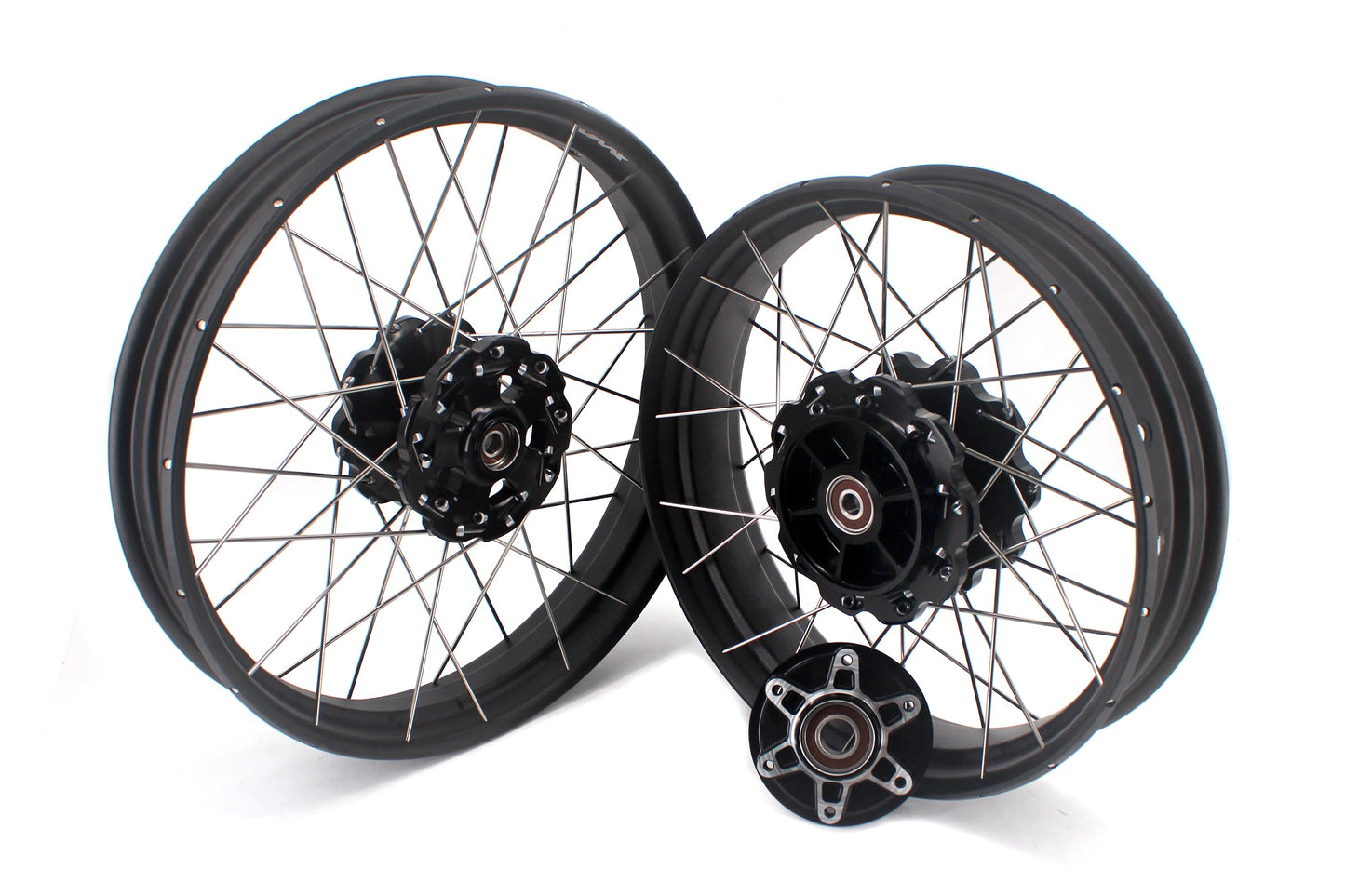 VMX-Racing 19-17in. Spoke Tubeless Wheels Fit For KTM390 Adventure Orange/White Fit For Husqvarna 401 2020 2021 - Howling Moto